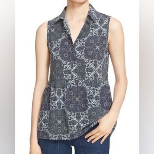 Equipment Silk Paisley top